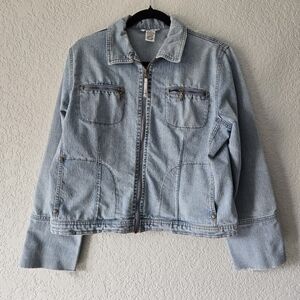 CAbi Light Blue Denim Jacket